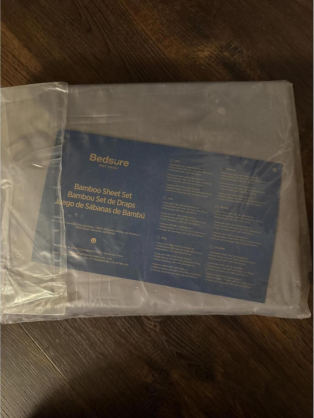 Bedsure | Gray Dorm Bed Sheets | Size Twin XL | NIB | 1064 - Picture 4 of 5